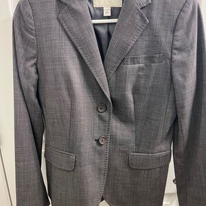 Banana Republic Gray Sport Coat Tailored Fit